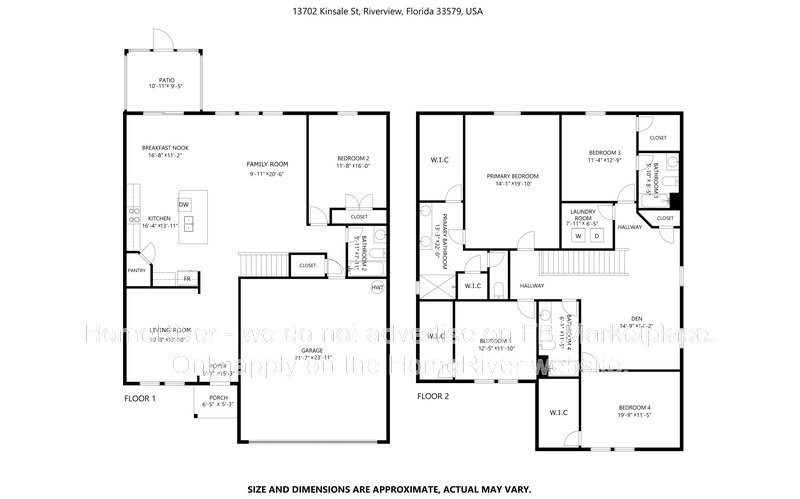 Move In Ready! 13702 KINSALE ST, RIVERVIEW FL 33579 property image