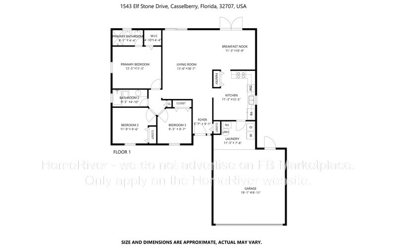 Move in Ready! 1543 ELF STONE DR, property image
