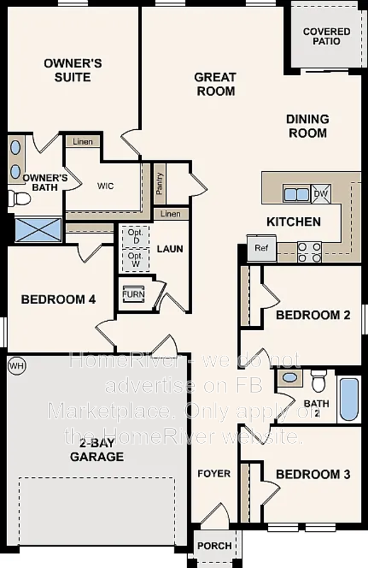 Available Now! Newly Built 4 bed 2 bath Home! property image