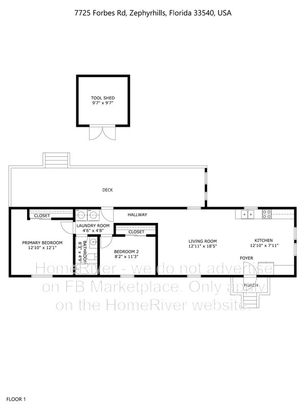 Move In Ready! - 7725 FORBES RD ZEPHYRHILLS FL 33540 property image