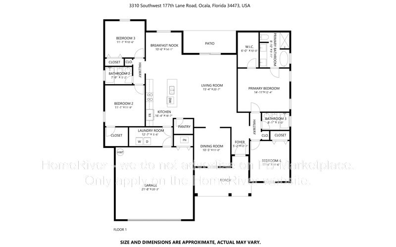 4 Bedroom | 3 Bathroom | Pet-Friendly | Ocala Rental property image